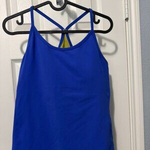 Lululemon Power Y Tank with Pads Size 8